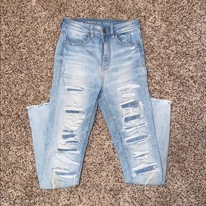 ‼️AE high rise jeggings